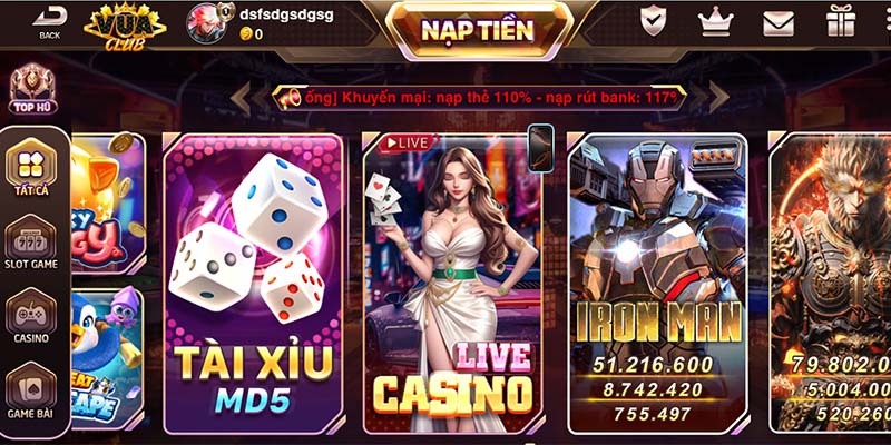 Thông tin giới thiệu tổng quát về cổng game giải trí